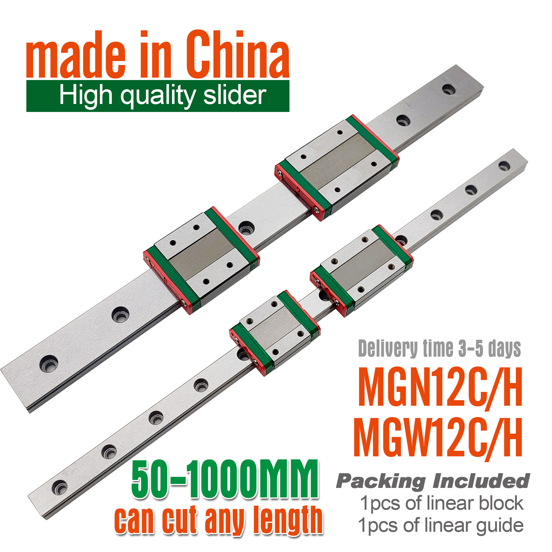 Bloque deslizante de guía line - Linear Rail Mgn12H Set reseña y precio