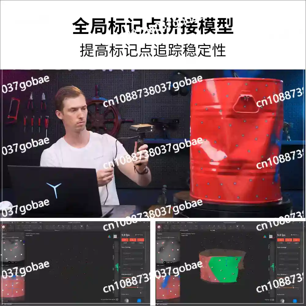 Escáner 3D de retrato a todo c - Handheld 3D Scanner High Precision reseña y precio