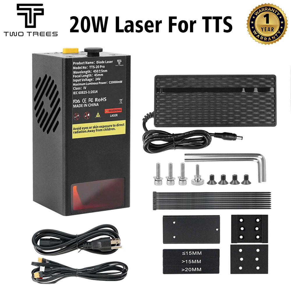 Módulo láser TWOTREES de 20W p - 20W Laser Engraver Module Upgrade reseña y precio